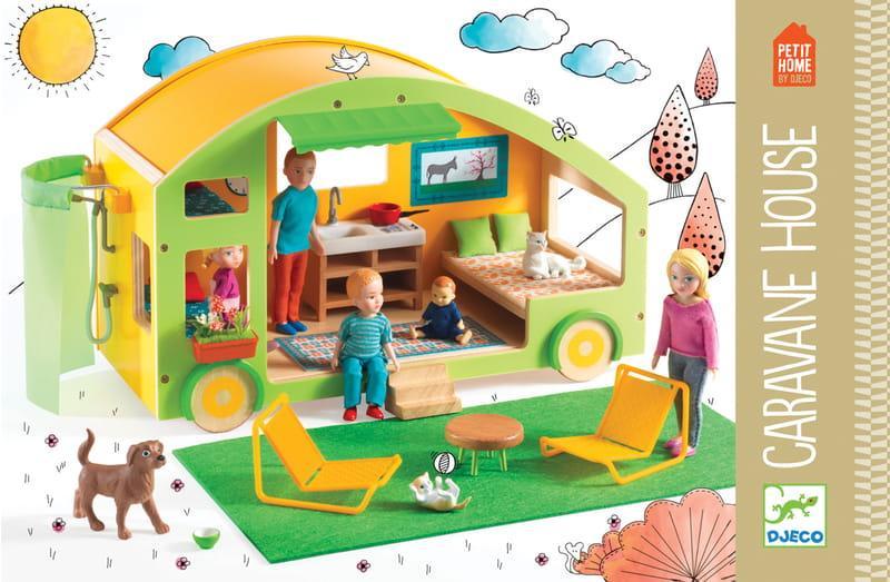 Djeco: Caravane House toy caravan - Kidealo