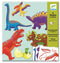Djeco: комплект за движещи се динозаври