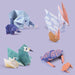 DJECO: origami kūrybinis rinkinys origami gyvūnų šeima