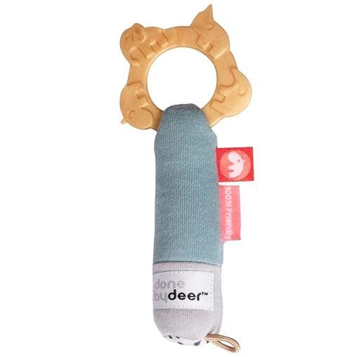 Done by Deer: Tiny Toys teether rattle - Kidealo