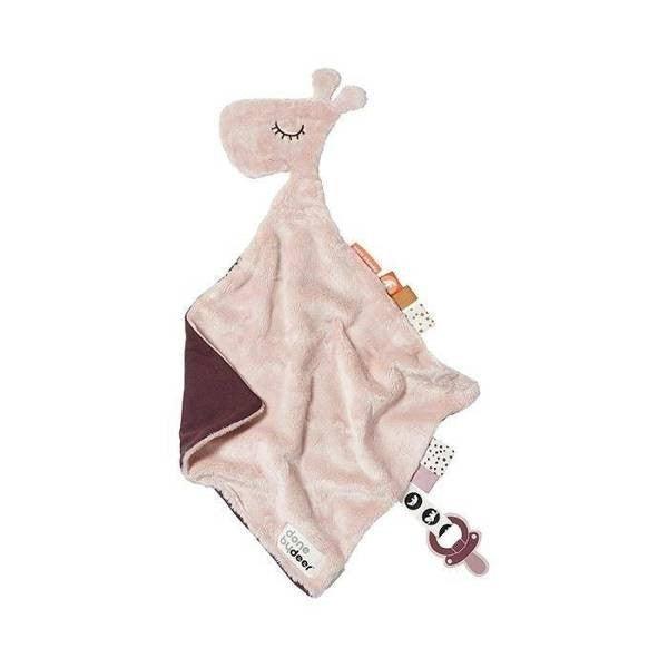 Done by Deer: Raffi giraffe pacifier blanket - Kidealo