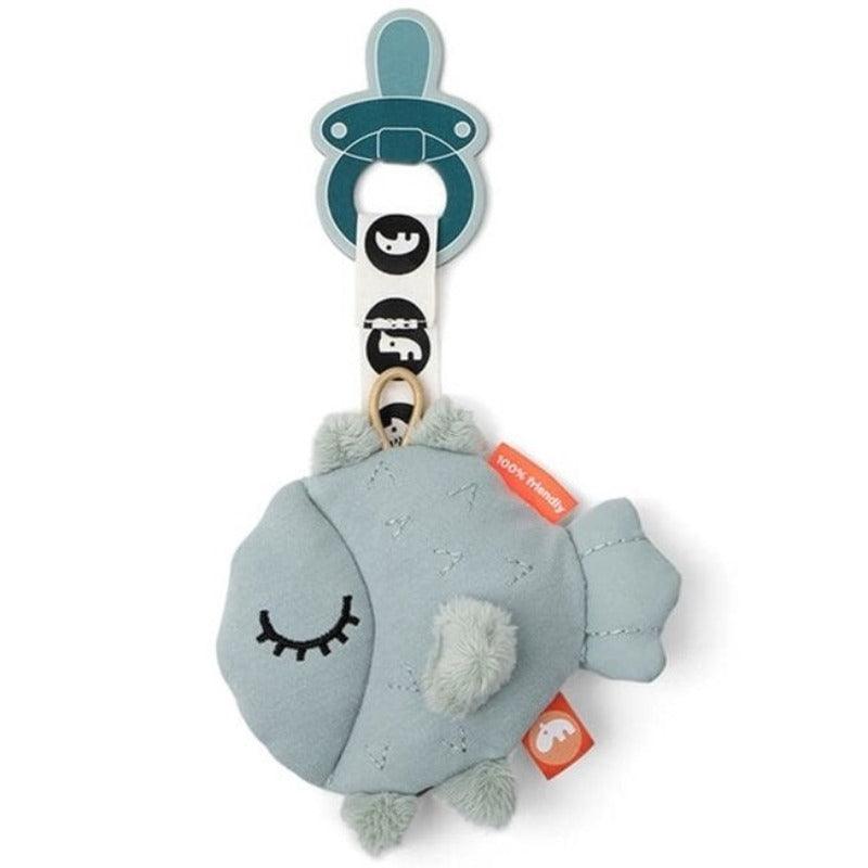 Done by Deer: Puffe Blue pacifier tag