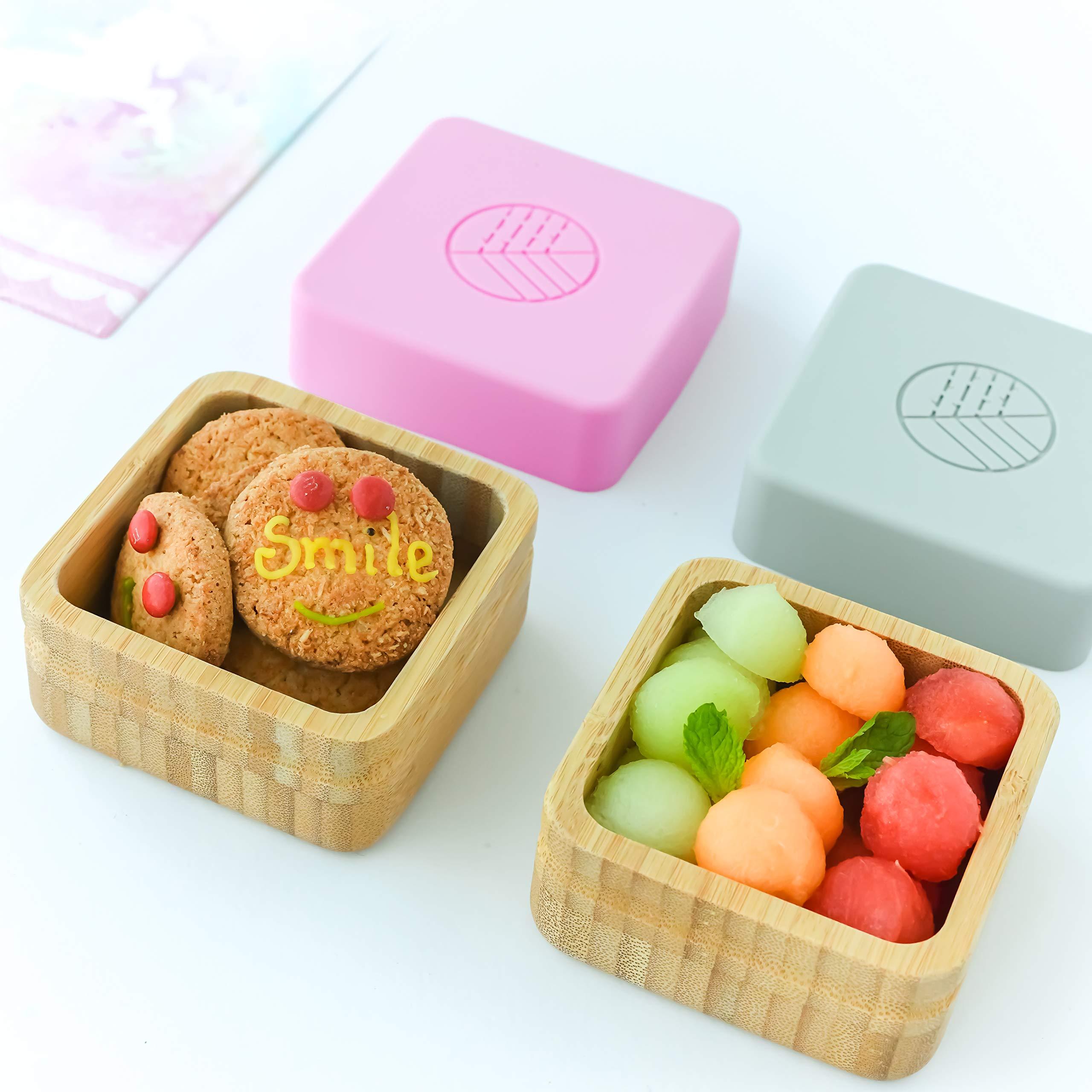 Eco Rascals: bamboo snack container 2 pcs.