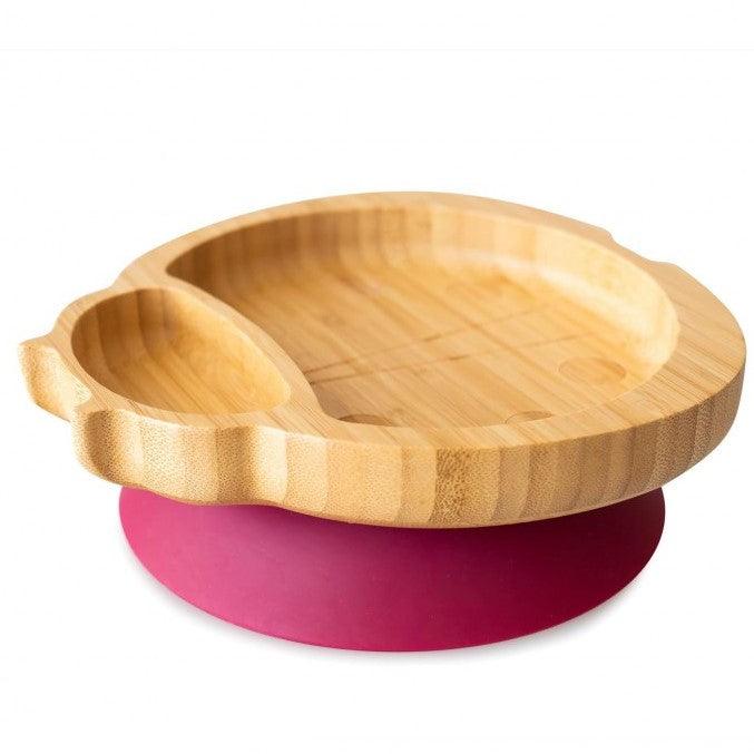 Eco Rascals: bamboo plate with suction cup Ladybug