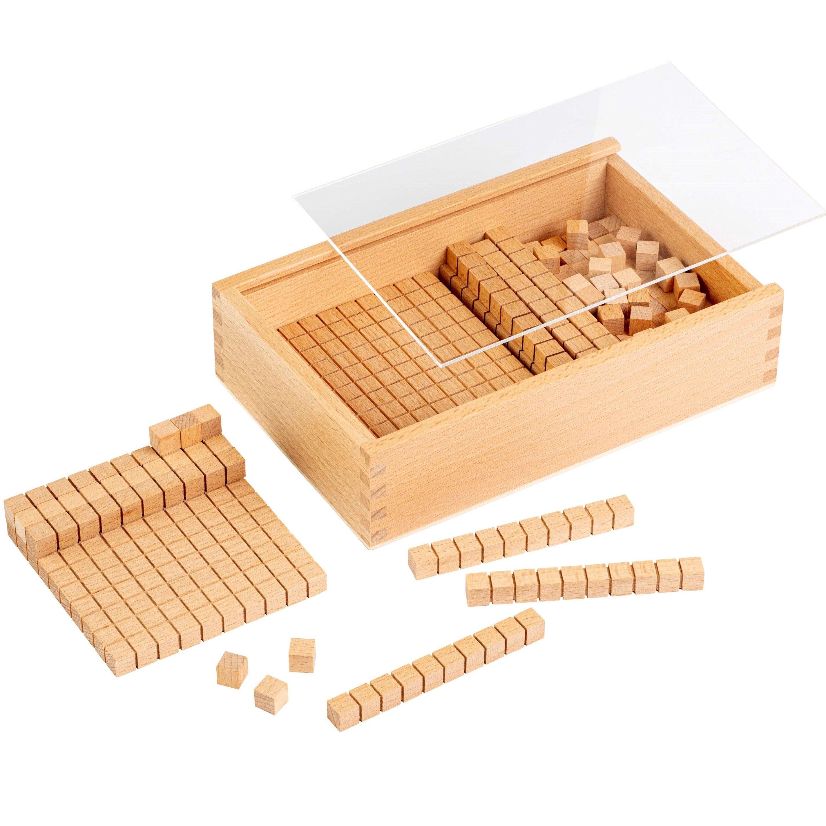 Educo: wooden math aid set Base 10