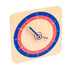 Educo: reloj de madera con reloj educativo minutos y horas