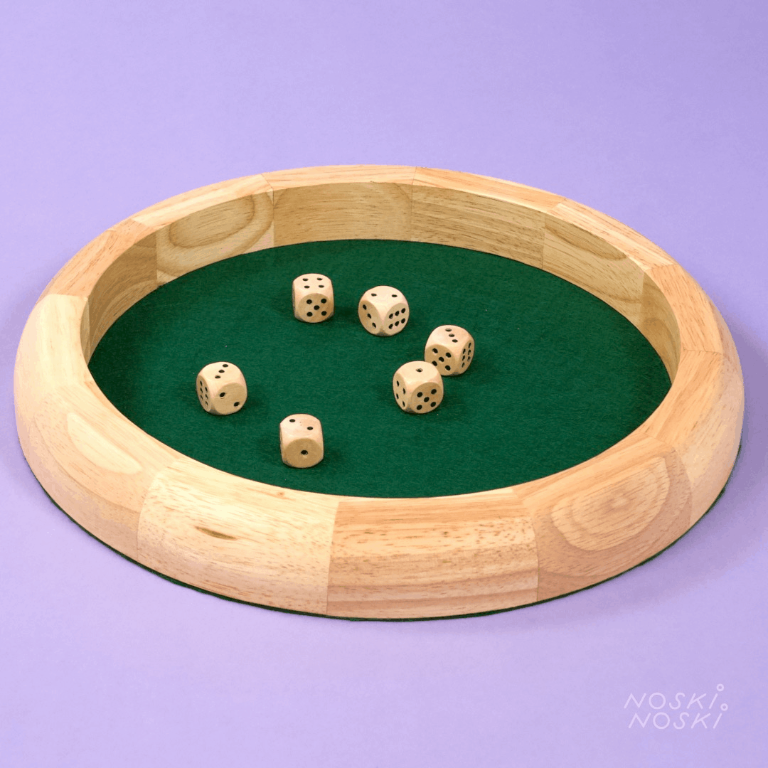 Egmont: wooden game Dice Tray