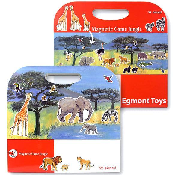 Egmont: Magnetic jigsaw puzzle in briefcase Jungle - Kidealo