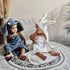 „Elodie“ detalės: nuolankus Hugo dramblių rankšluostis su gobtuvu