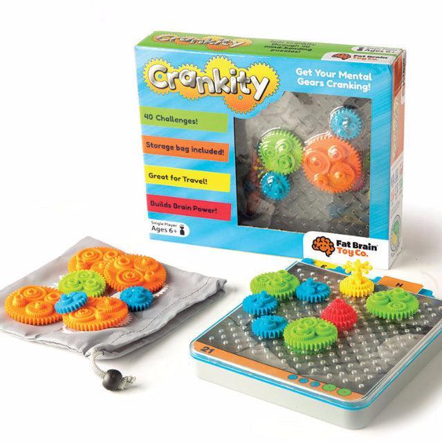 Fat Brain Toys: Crankity gears puzzle game - Kidealo