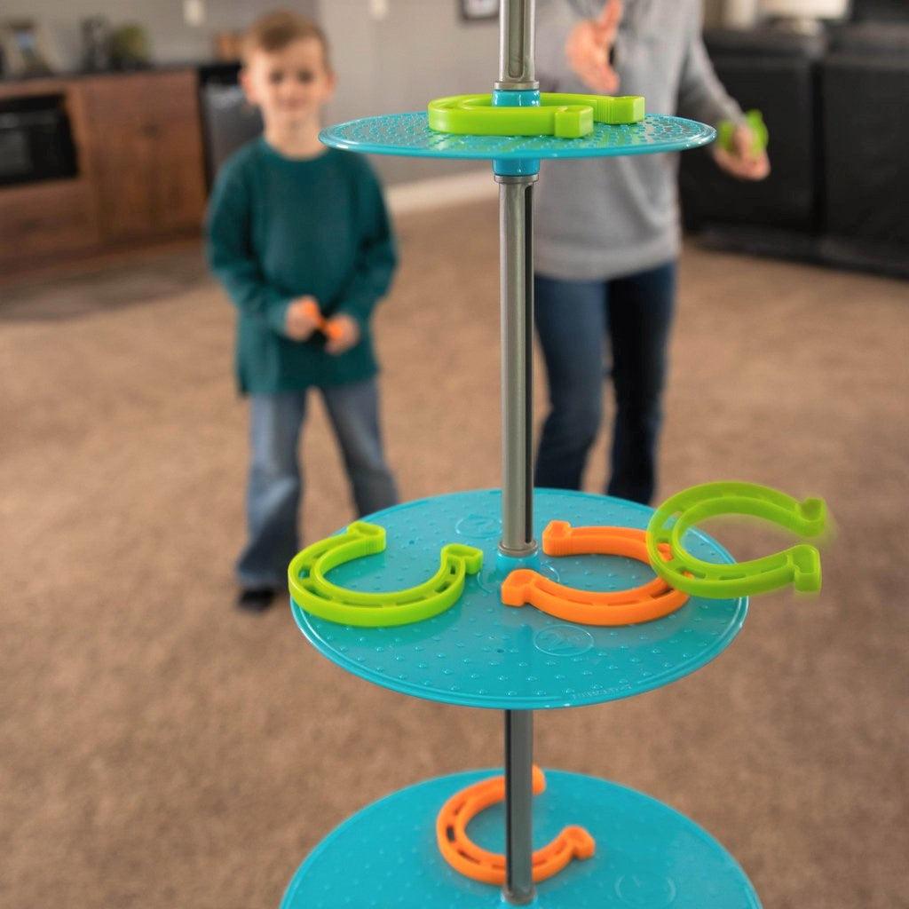 Fat Brain Toys: Swingin' Shoes horseshoe toss arcade game