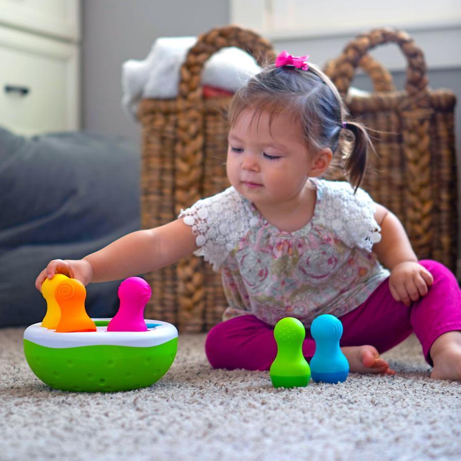 Fat Brain Toys: Spinnypins Colorful Bubble Sorterare