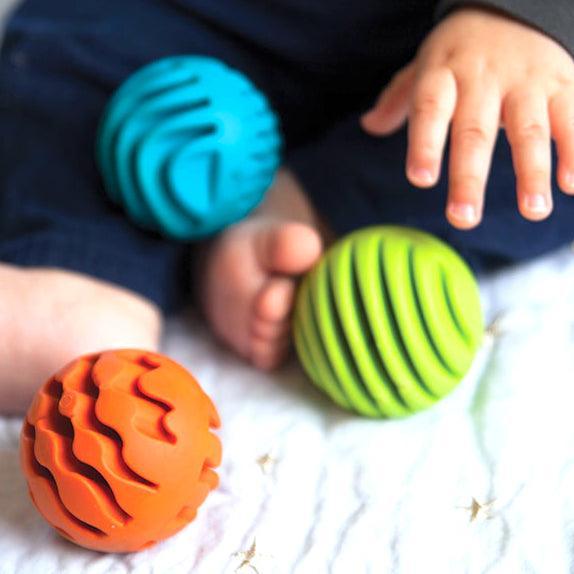 Fat Brain Toys: three sensory balls Sensory Rollers - Kidealo