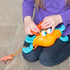 Tauku smadzeņu rotaļlietas: jautrs krabis, lai vilktu krabju
