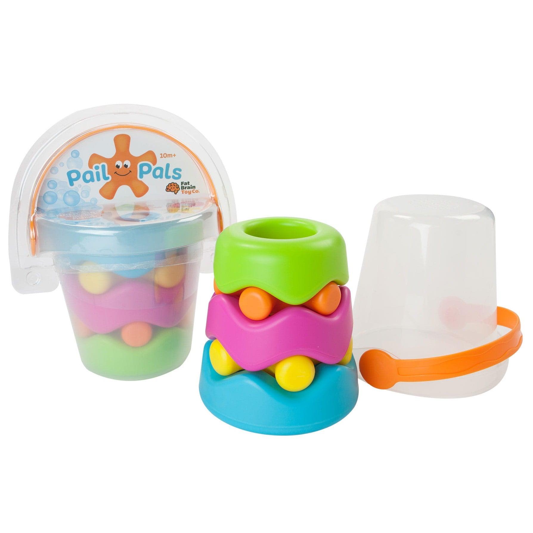 Fat Brain Toys: Pail Pals bucket bath toy