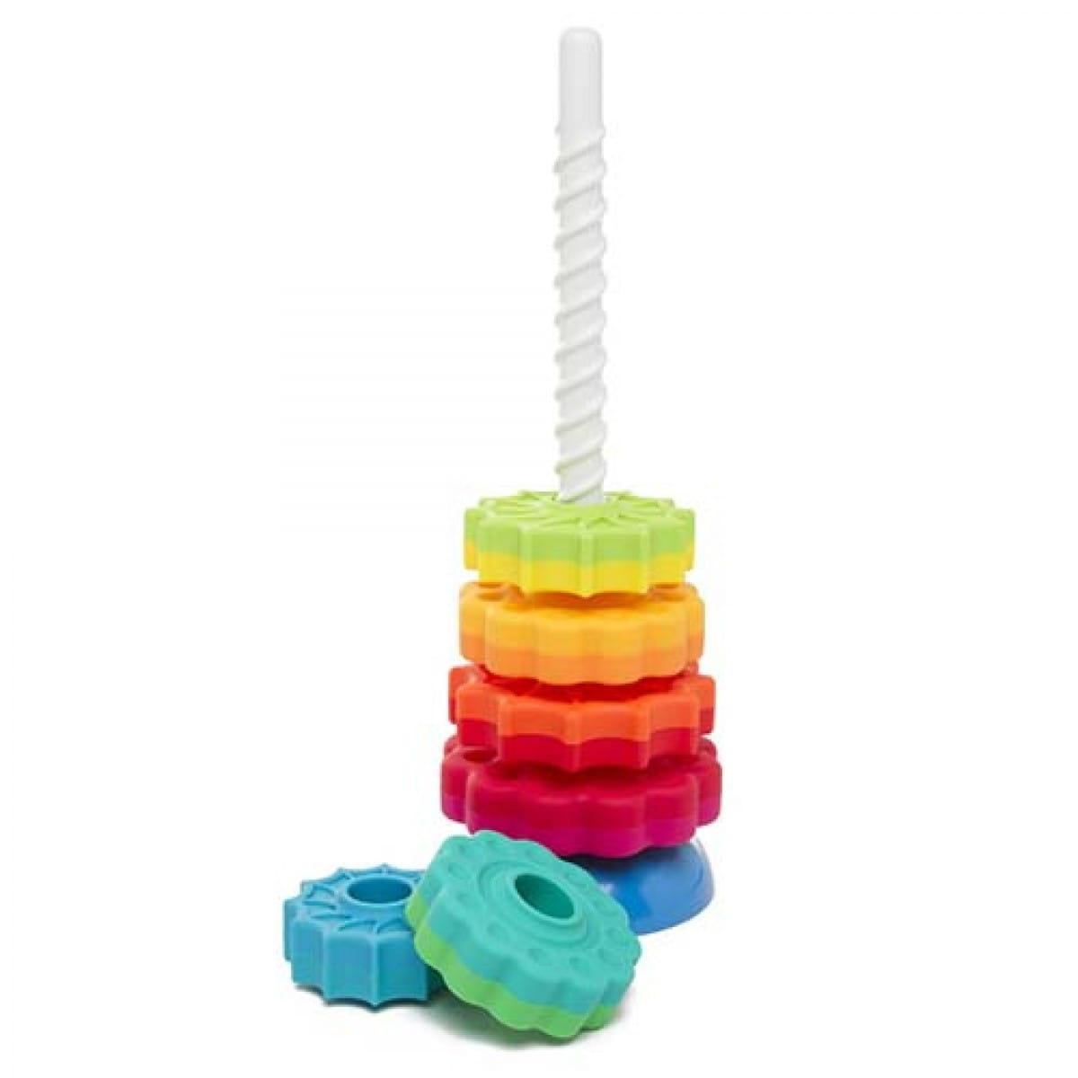 Fat Brain Toys: SpinAgain twisted tower - Kidealo