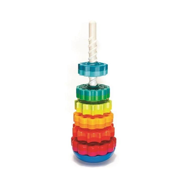 Fat Brain Toys: SpinAgain twisted tower - Kidealo