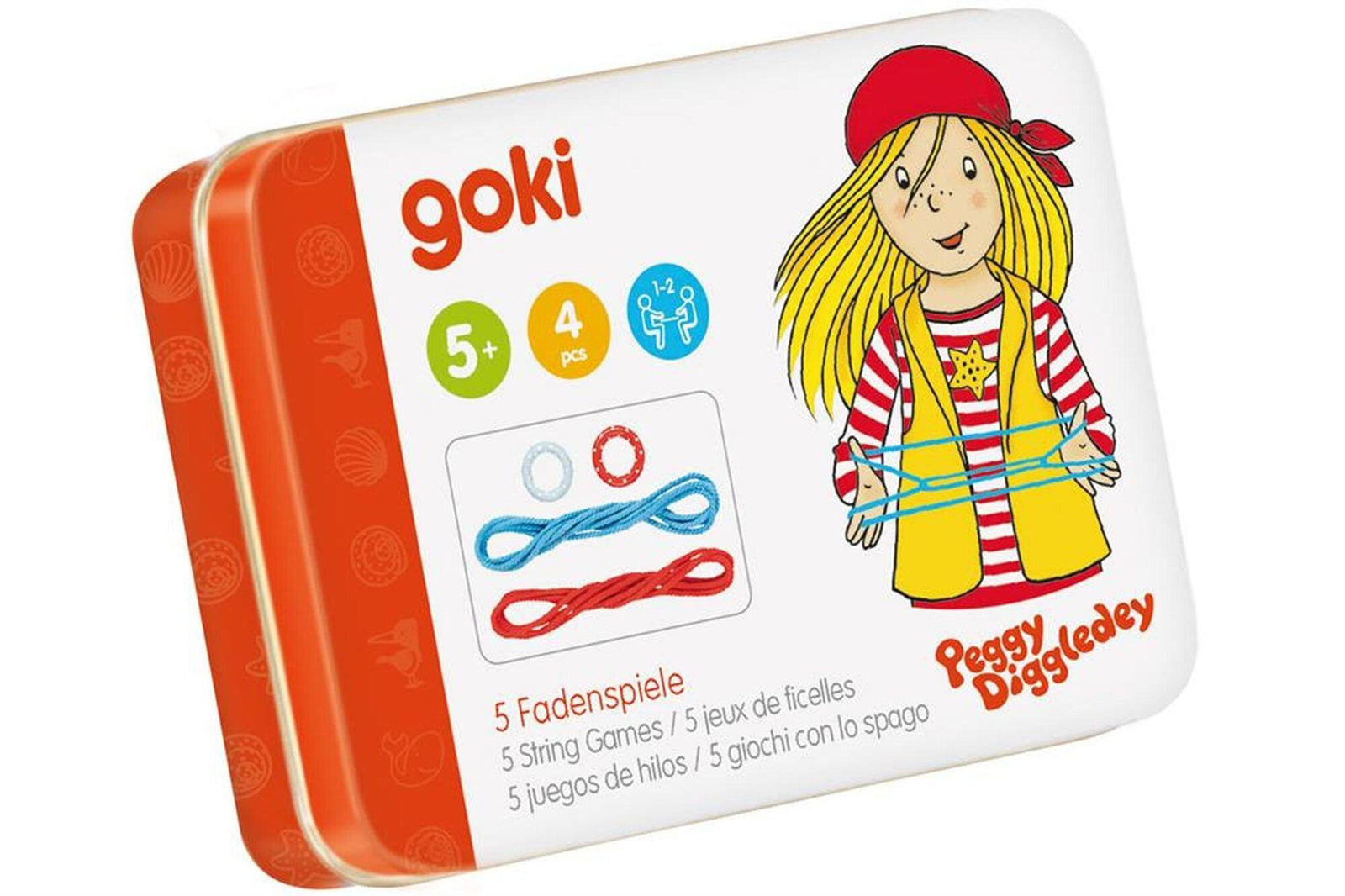 Goki: classic string game set Peggy Diggledey String Games