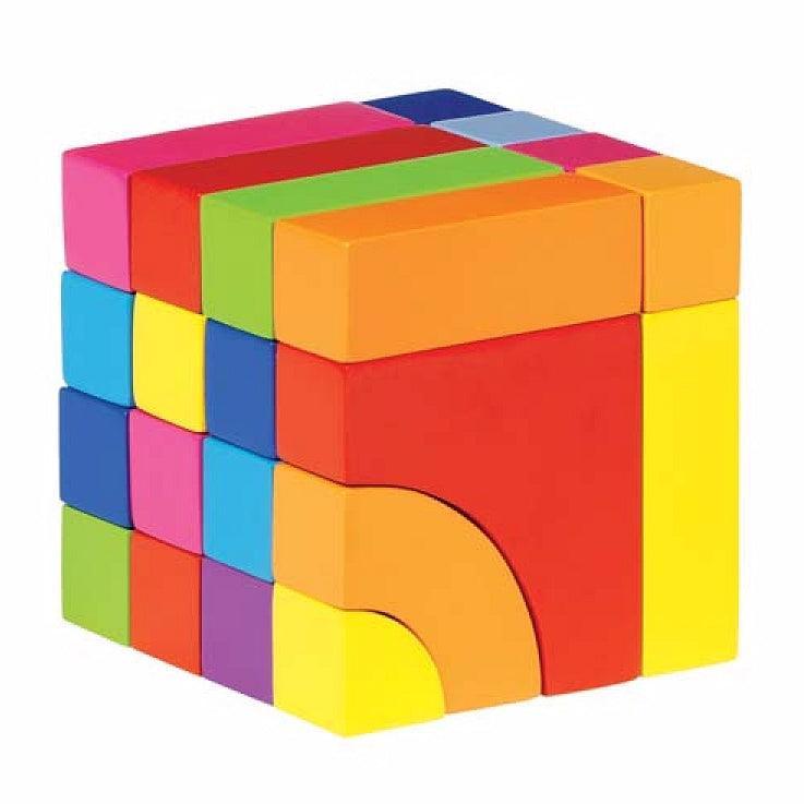 Goki: rainbow block cube - Kidealo