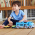 Green Toys: two-tier trailer with cars - Kidealo