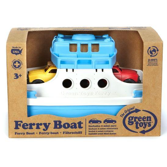 Green Toys: two-level ferry with cars - Kidealo