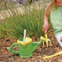 Grüne Spielzeug: Gartenwerkzeuge und Bewässerung können können
