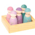 Grimm's: 5 Pastel People figurines - Kidealo
