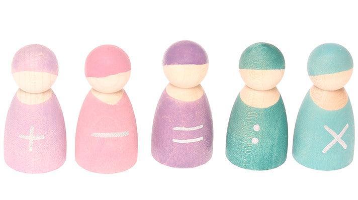 Grimm's: 5 Pastel People figurines - Kidealo