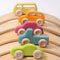 „Grimm's“: mediniai automobiliai plonos pastelinės pastelinės