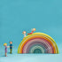 Grimm's: large pastel Rainbow 12 el. - Kidealo