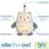 Gro Company: snoozing jouet câlin Ollie the Owl