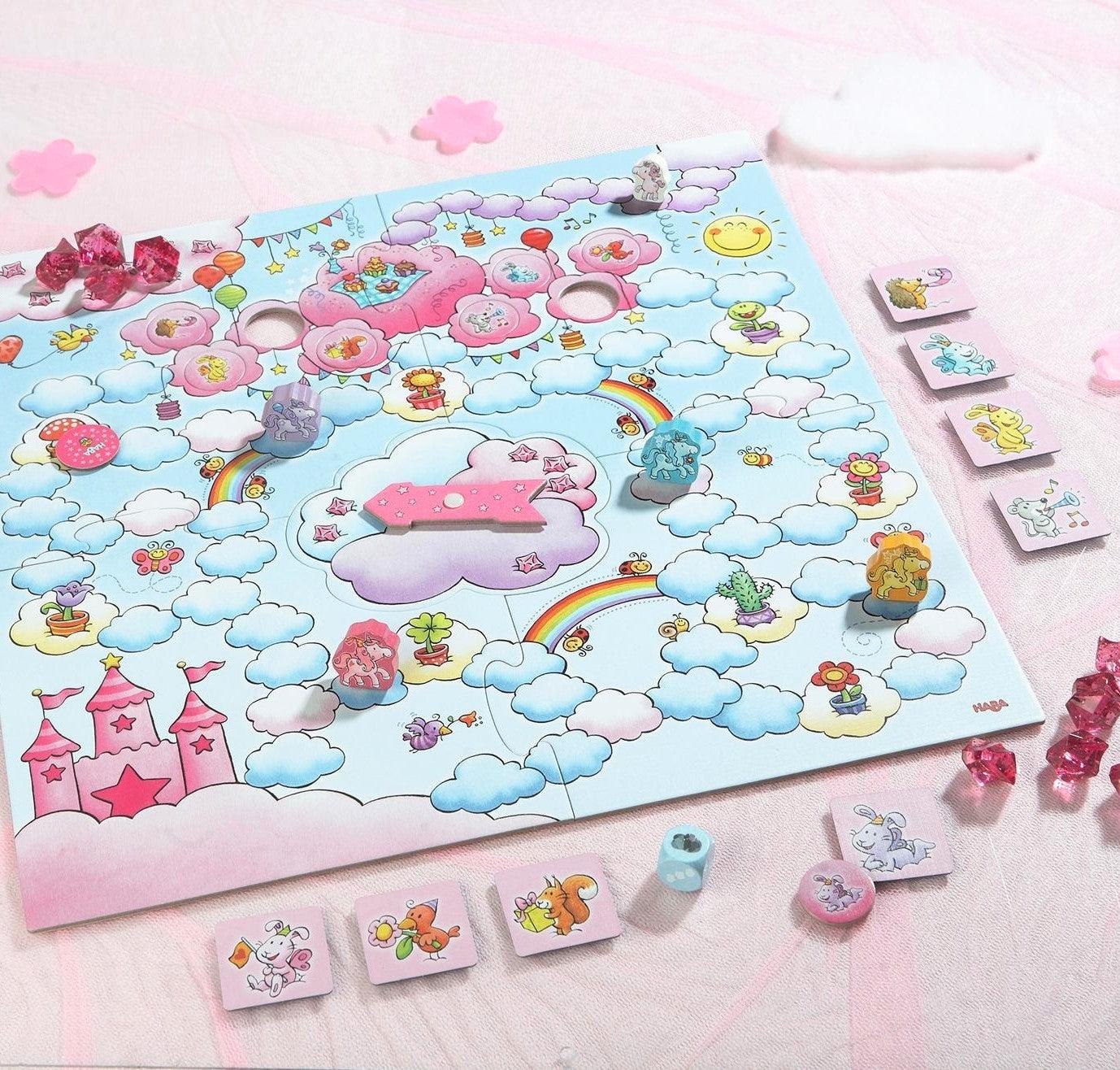 Haba: game unicorns in the clouds Party for Rosalie