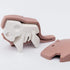 Halftoys: Magnetic Folding Animal med halv djurbroschyr