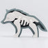 Halftoys: Magnetic folding animal with Half Animal booklet