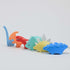 Halftoys: Magnetic folding dinosaur with Half Dino booklet