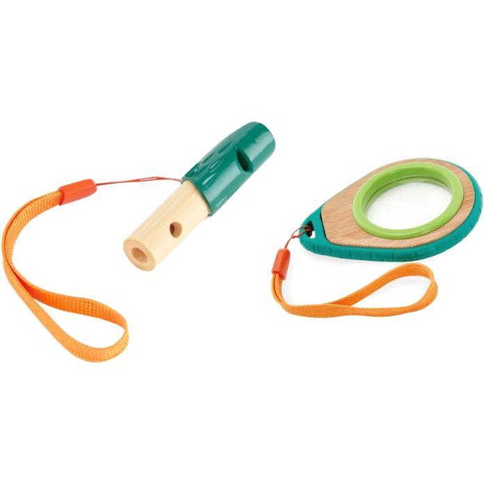Hape: Nature Detective magnifying glass and whistle - Kidealo