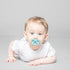 Hevea: colorful natural rubber pacifier round 0-3 M