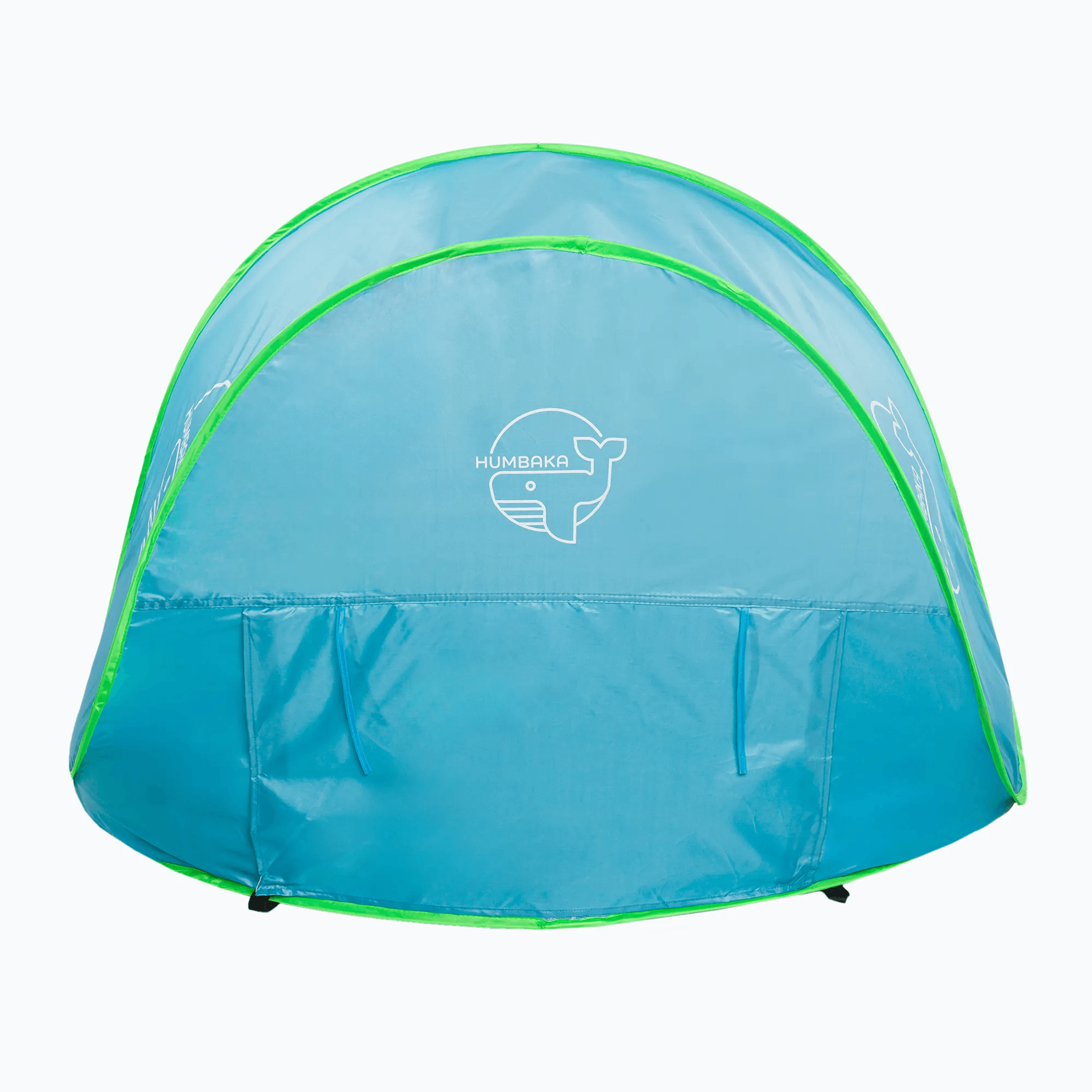 Humbaka: Blue beach tent with pool