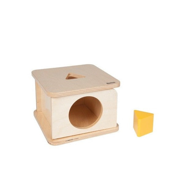 Nienhuis Montessori: Кутия Imbucare с триъгълна призма