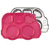 Innobaby: Stainless steel plate with lid Bus