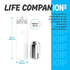 ION8: Botella de agua de Coral Motivator 1100 ml con taza de medición