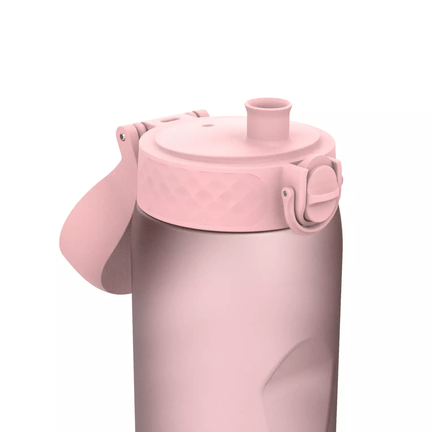 Ion8: Fľaša na vodu z ružového kremeňa s odmerkou šálkou 1100 ml