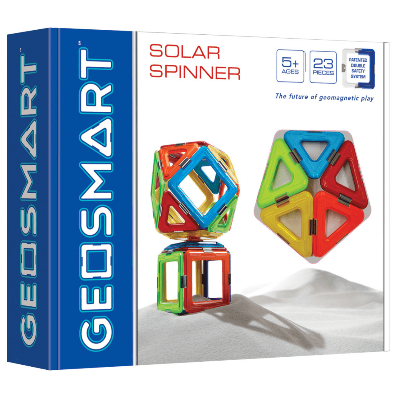 IUVI žaidimai: „Geo Smart Solar Spinner“ magnetiniai blokai 23 EL.