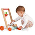 Janod: trăsură pentru bebeluși din lemn cu iepure de blocuri