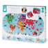 Janod: World Map bath puzzle