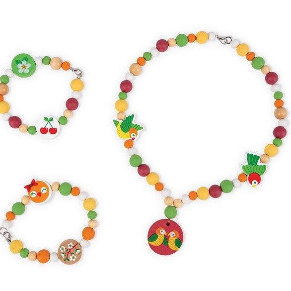 Janod: jewelry making kit beads 220 Beads