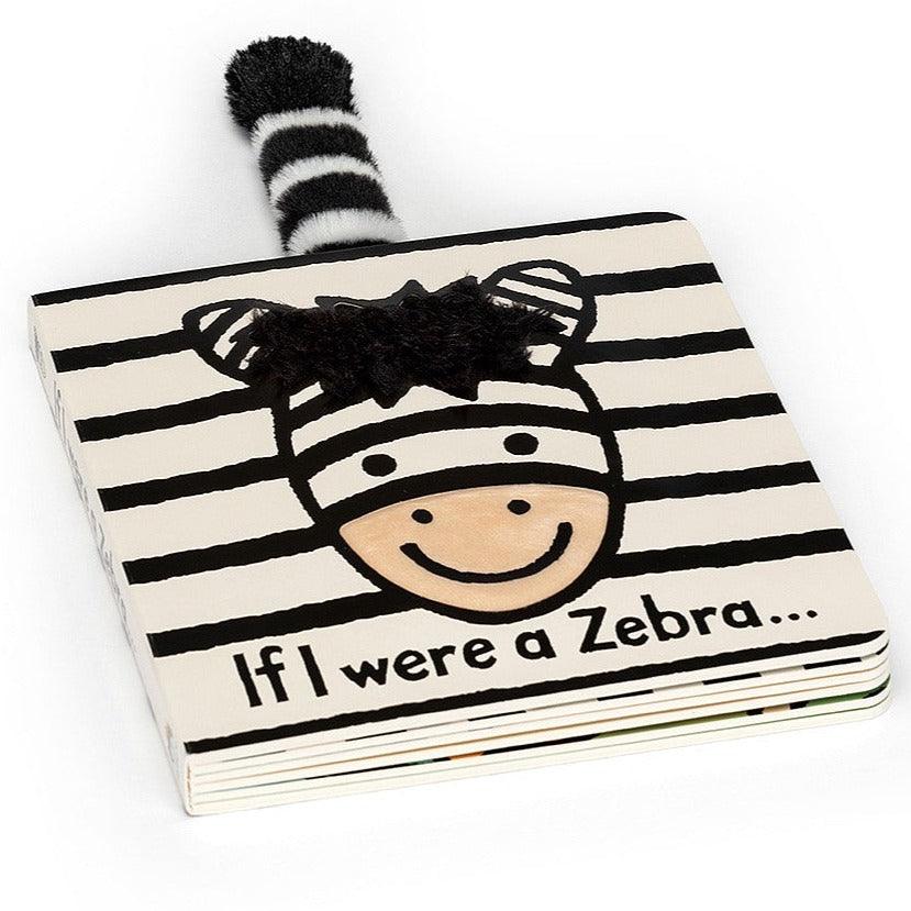 Jellycat: книжка със зебра Ако бях зебра