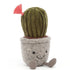 Jellycat: kvailas kaktusas 19 cm puodo talismanas