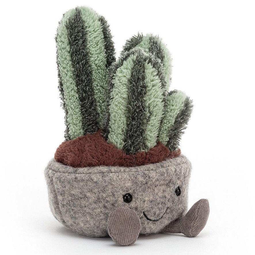 Jellycat: buta zamatos oszlopos kaktusz pot kabalája 15 cm