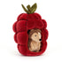 Jellycat: Raspberry Brambling Hedgehog maskot 18 cm
